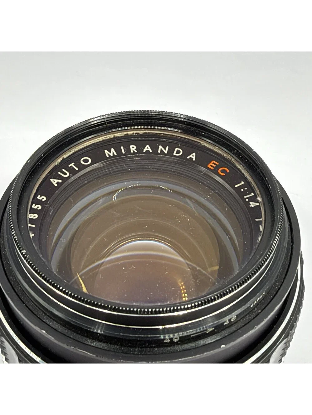 Miranda RE-II 35mm Film Camera Kit 50mm f/1.4 Lens Flash WLF Untested As-Is